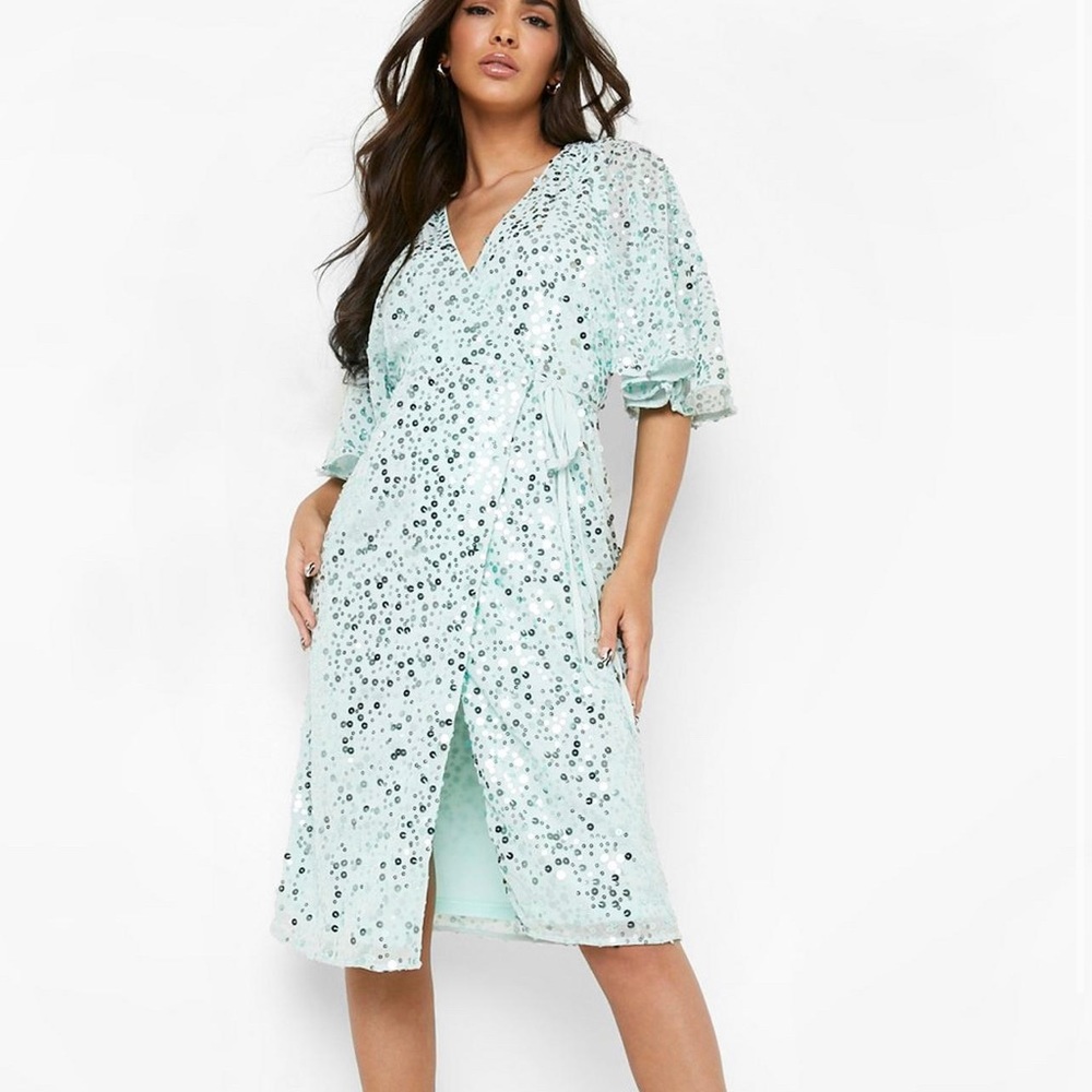 Sequin Boohoo dress